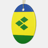 Heiliges Vincent Keramik Ornament (Links)