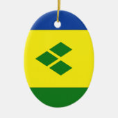 Heiliges Vincent Keramik Ornament (Vorne)