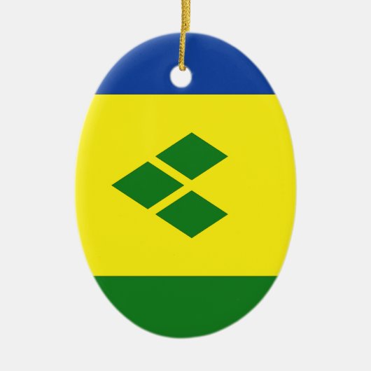 Heiliges Vincent Keramik Ornament (Vorne)