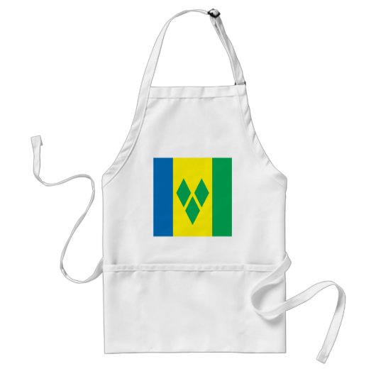 Heiliges Vincent-Qualitäts-Flagge Schürze (Vorne)