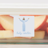 Heiliges Wasser Blau Jesus Christentum Katholik Etiketten (Befestigt)