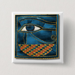 Heiliges Wedjat-Auge des Horus Button