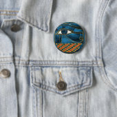Heiliges Wedjat Auge von Horus Button (Beispiel)