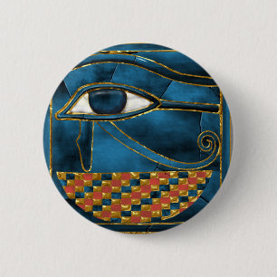 Heiliges Wedjat Auge von Horus Button