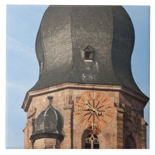 Heiliggeistkirche in der Heidelberger Altstadt Fliese