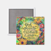 Heiligkeit Gebet Hübscher religiöser GlaubeInspiri Magnet (Vorderseite/Rückseite)