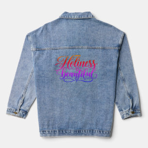 Heiligkeit ist schön jeansjacke