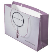 Heiligkeits-Rad Große Geschenktüte (Rückseite Schrägansicht)