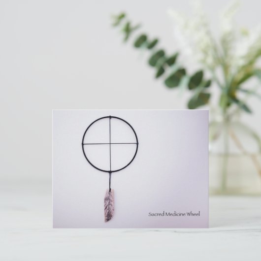 Heiligkeits-Rad Postkarte (Stehend Vorderseite)