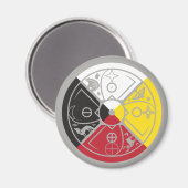 Heiligkrautscheibe Magnet (Vorderseite/Rückseite)