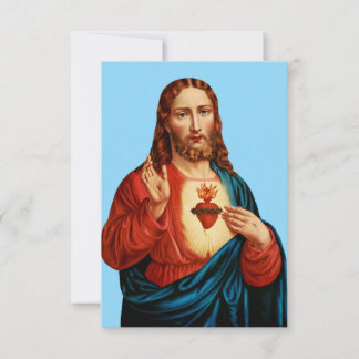 Heiligstes Herz Jesu Heilige Karte | Vaterunser