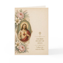 Heiligstes Herz Jesu, ich vertraue auf Dich Blumig