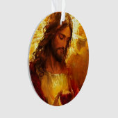 Heiligstes Herz Jesu Ornament (Vorderseite)
