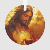 Heiligstes Herz Jesu Ornament (Rückseite)
