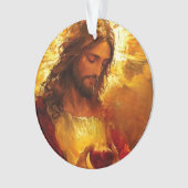 Heiligstes Herz Jesu Ornament (Vorderseite)