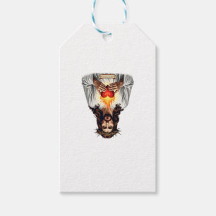 Heiligstes Herz Jesu Vintage Gravur Faith Shirt ( Geschenkanhänger