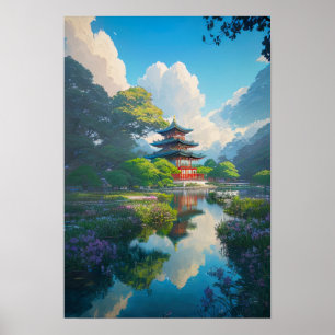 Heiligtum an der Riverside Poster