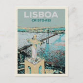 Heiligtum Christi der König in Almada Lissabon Postkarte (Vorderseite)