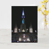 Heiligtum der Gottesmutter von Lourdes, Frankreich Karte (Gelbe Blume)