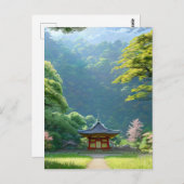 Heiligtum des Waldes Postkarte (Vorne/Hinten)