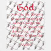 Heiligtum Fleecedecke (Vorderseite)