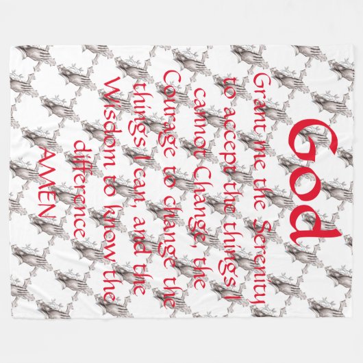 Heiligtum Fleecedecke (Vorderseite (Horizontal))