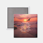 Heiligtum Gebet 3 Magnet (Vorderseite/Rückseite)