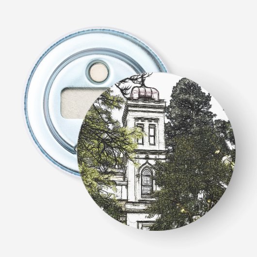 Heiligtum inmitten der Bäume Flaschenöffner (Vorderseite)