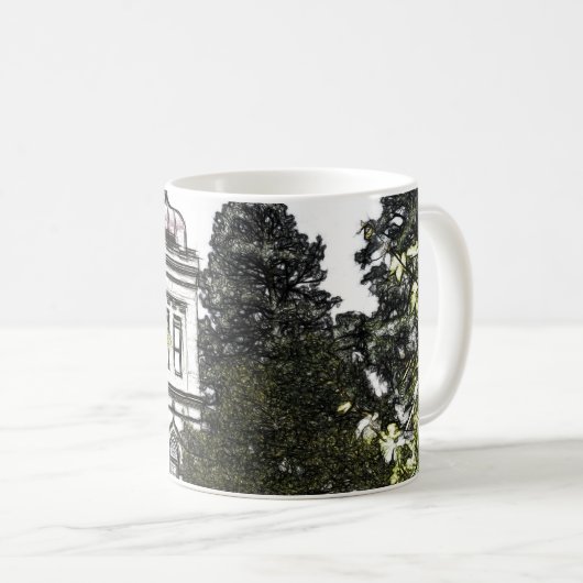 Heiligtum inmitten der Bäume Kaffeetasse (VorderseiteRechts)