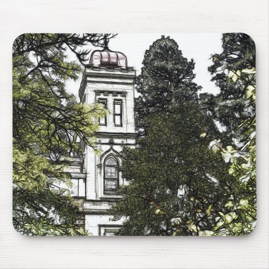 Heiligtum inmitten der Bäume Mousepad (Vorne)