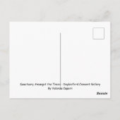 Heiligtum inmitten der Bäume Postkarte (Rückseite)