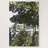 Heiligtum inmitten der Bäume Puzzle (Vertikal)