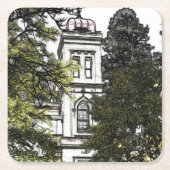 Heiligtum inmitten der Bäume Rechteckiger Pappuntersetzer (Vorderseite)