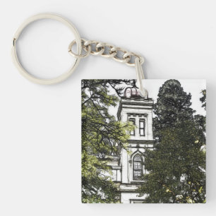 Heiligtum inmitten der Bäume Schlüsselanhänger