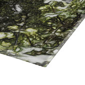 Heiligtum inmitten der Bäume Schneidebrett (Ecke)