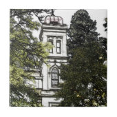 Heiligtum inmitten der Keramik Bäume Fliese (Vorderseite)