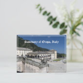 Heiligtum Oropa, Piemont, Italien Postkarte (Stehend Vorderseite)