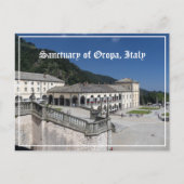Heiligtum Oropa, Piemont, Italien Postkarte (Vorderseite)