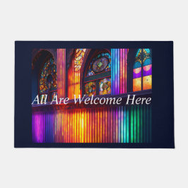 Heiligtum | Rainbow Church Art Door Mat Fußmatte