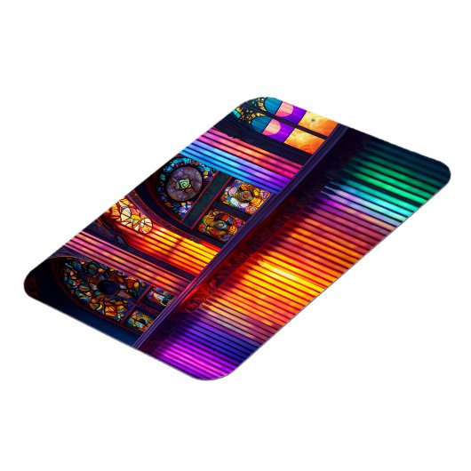 Heiligtum | Rainbow Church Interior Magnet (Linke Seite)