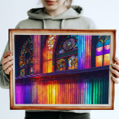 Heiligtum | Rainbow Church Interior Poster