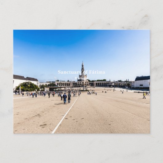Heiligtum von Fátima Postkarte (Vorderseite)