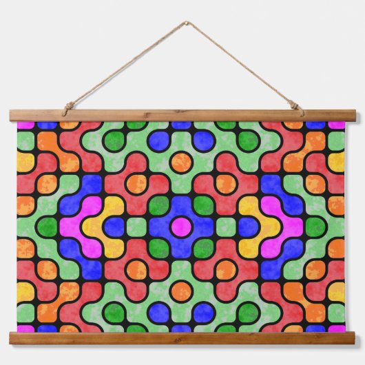 Heiligtum Wandteppich Mit Holzrahmen (Vorne)