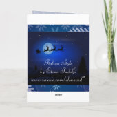 Heiligtum - Weihnachtskarte Feiertagskarte (Rückseite)