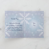 Heiligtum - Weihnachtskarte Feiertagskarte (Innenseite)