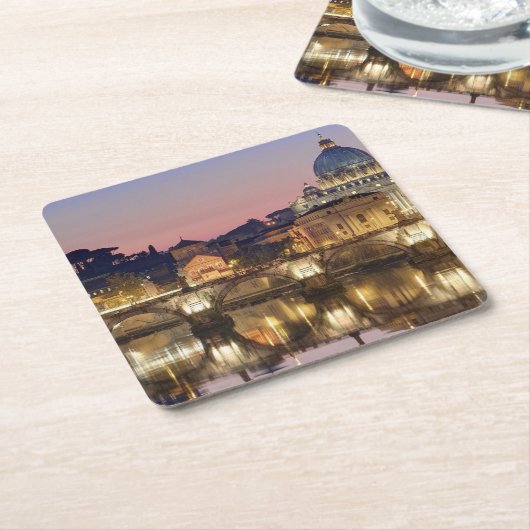 Heiligtümer Sedes pro orarium Romae Rechteckiger Pappuntersetzer (angewinkelt)