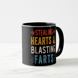 Heilkrämpfe und strahlende Furzen Funny Valentine Tasse