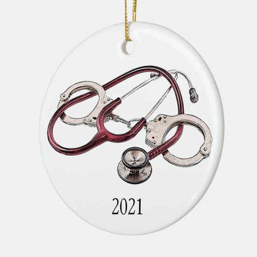 Heilkräuter Keramik Ornament (Links)