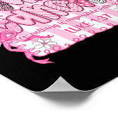 Heilkrebs ist mit Gott Coq für nichts unmöglich Poster (Ecke)