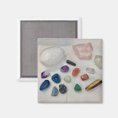 Heilkristalle Magnet (Vorderseite/Rückseite)